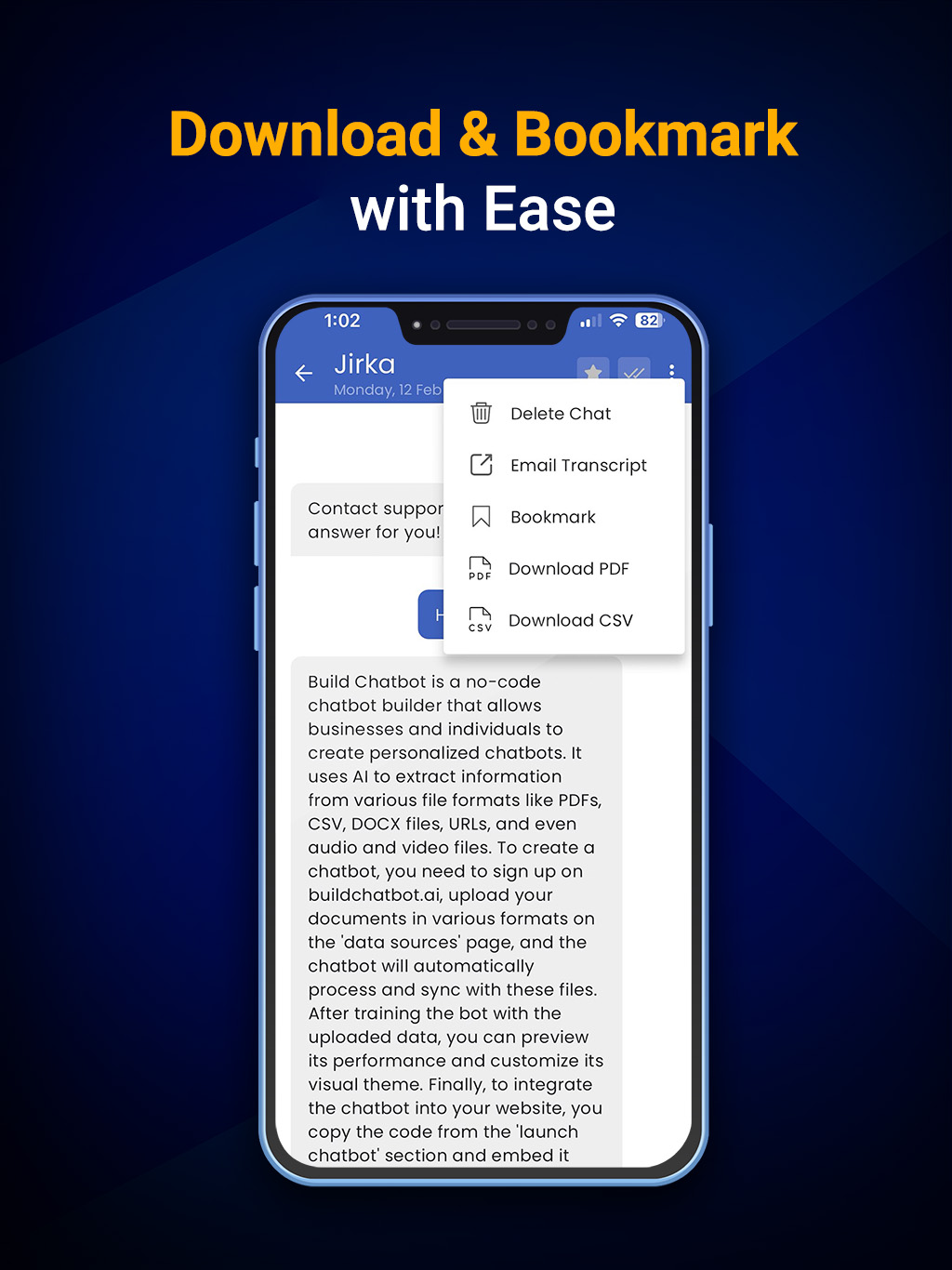Download and bookmark